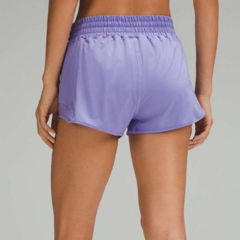 Lululemon Hotty Hot High-Rise Lined Short 2.5" Dark Lavender